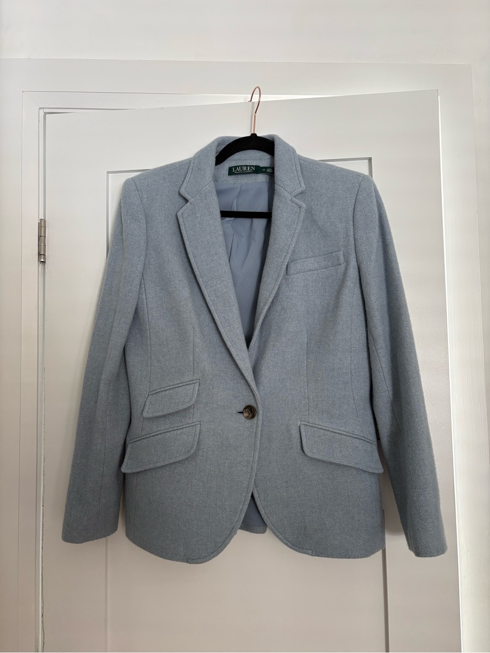 Ralph Lauren Light Grey Wool Blazer